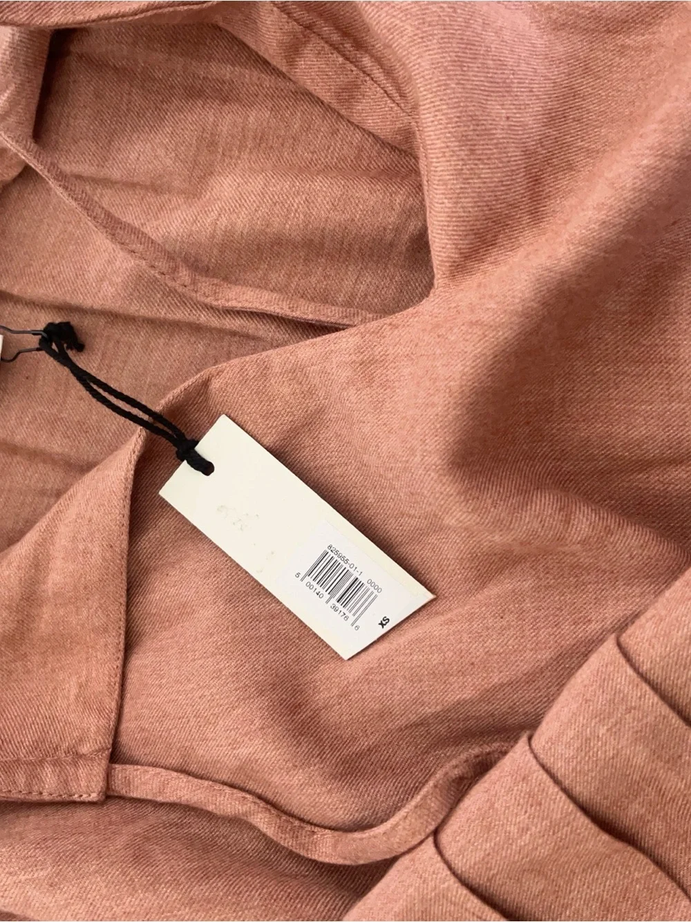NWT BANANA REPUBLIC Rose Puff-Sleeve Peasant Tie-Neck Top